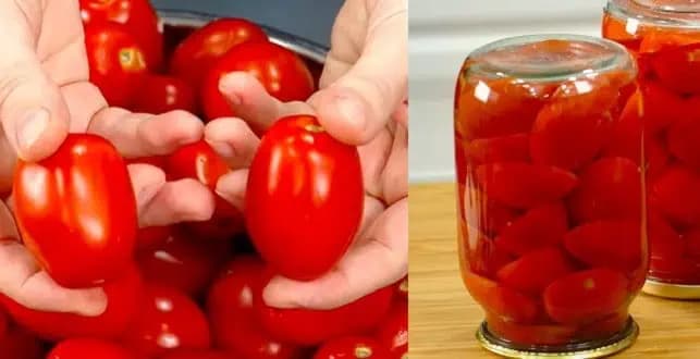 Do zaváraných paradajok nepridávam soľ, korenie, ani ocot: Zalievam ich len čistou vodou a po otvorení pohára chutia ako čerstvé!