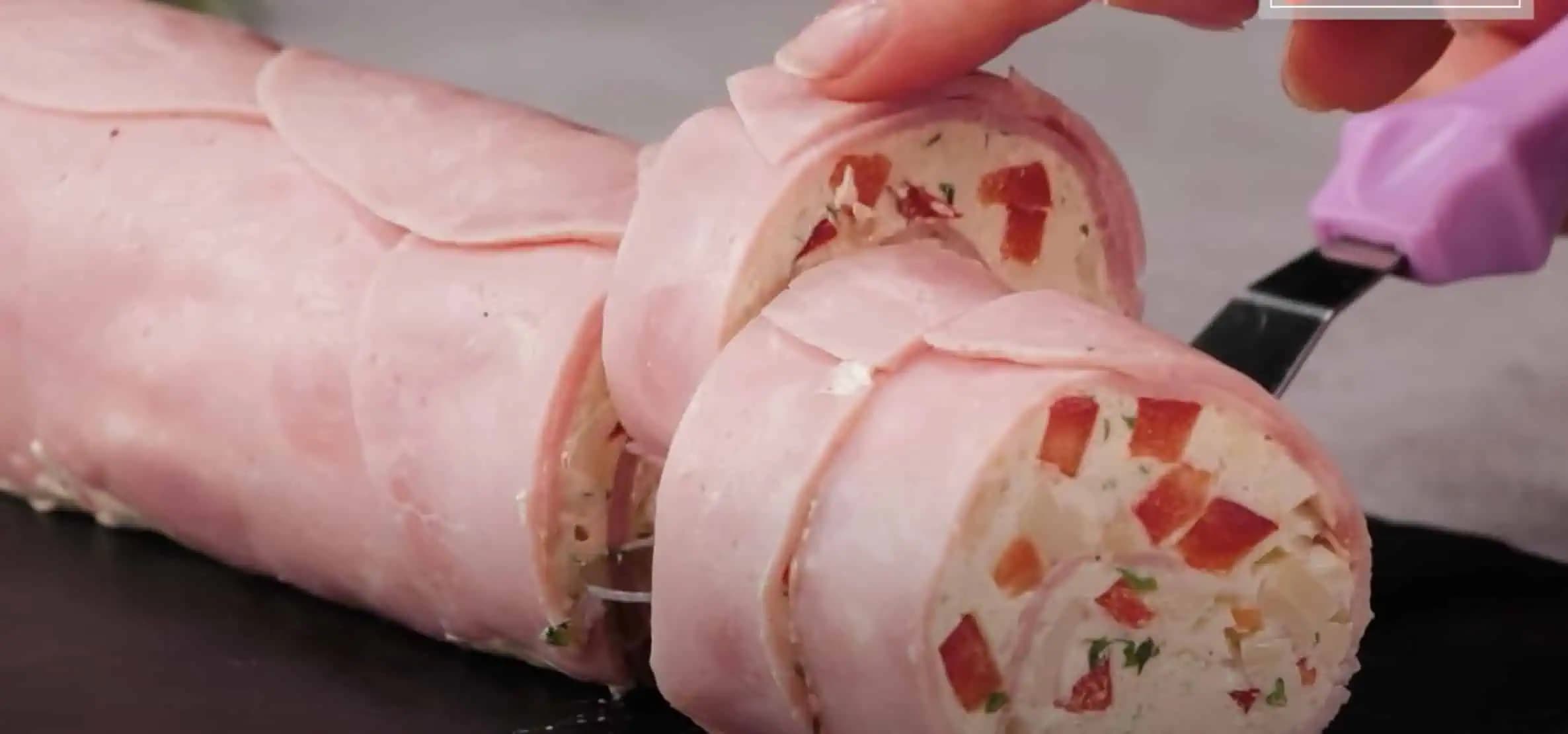 Blesková šunková rolka so syrom