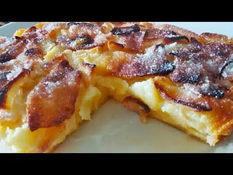 Koláč jablkový KRÉMOVNÍK: Veľa jabĺk, málo cesta a fantastická chuť – dobre si uložte tento recept!