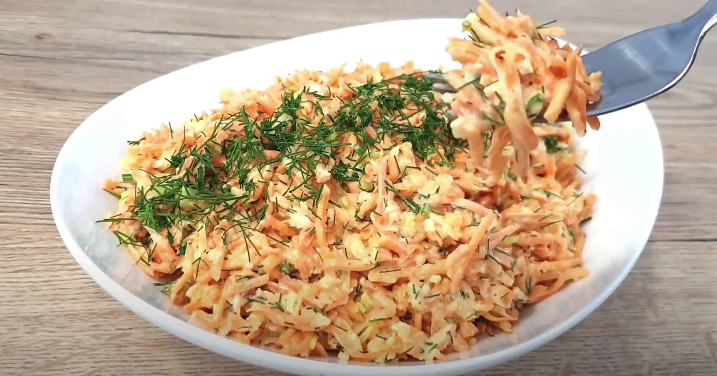 Labužníci mrkvový ŠALÁT za 5 minút- sýty, vynikajúci a bez majonézy: Robím ho na obed aj na večeru!