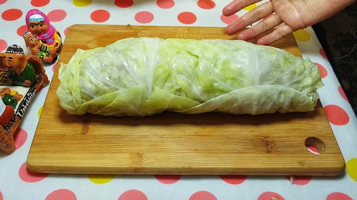 KAPUSTOVÉ listy už neplním jednotlivo, ale takto zrolujem a dám piecť: Je to výborné, všetky kamarátky zháňajú RECEPT!