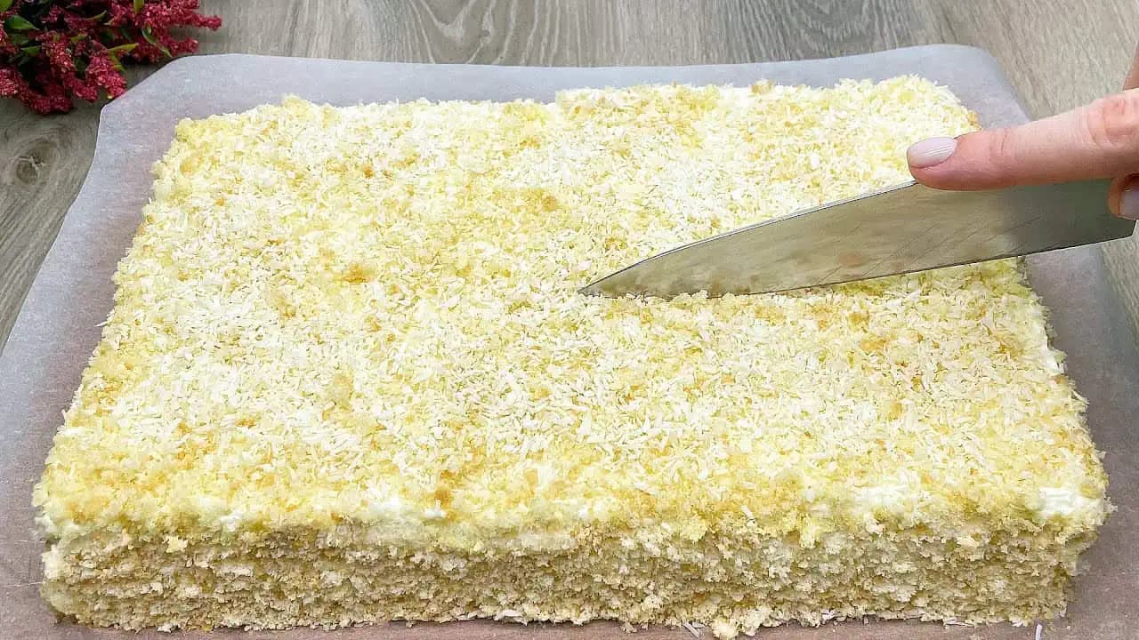Torta RAFFAELLO za 15 minút! Každý hľadá tento recept: Jemná a nesmierne chutná maškrtka!