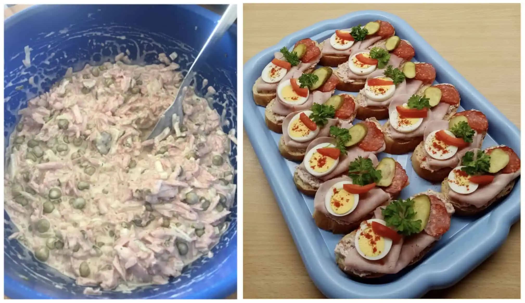 Na Silvestra robím Pochúťkový RETRO šalát (podľa ČSN z roku 1976): Chlebíčky miznú rýchlosťou blesku!