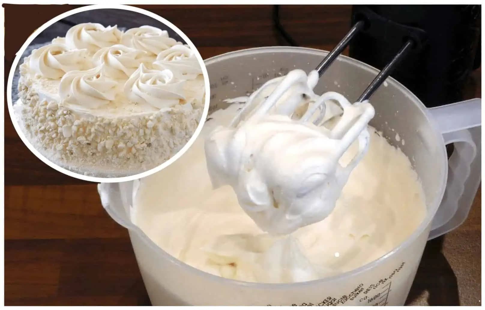 ULTRA ľahký krém z kyslej smotany do všetkých dezertov: Vezmite len smotanu, DVE ďalšie prísady a vyšľahajte!