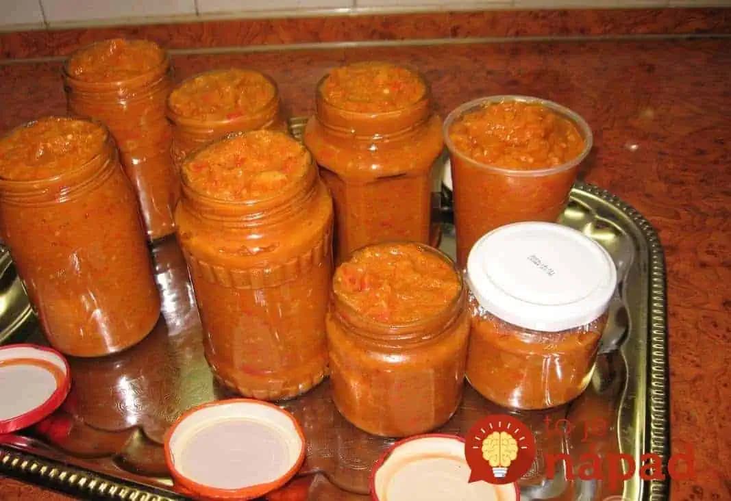 Na hrianky je neprekonateľná: Luxusná papriková nátierka s cesnakom, z domácej úrody!