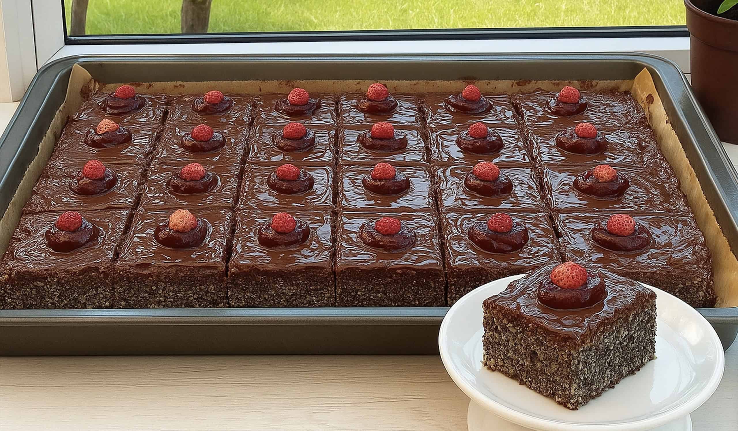 Vynikajúci MAKOVÝ koláč s čokoládou: Tento recept rozhodne vyskúšajte, je veľmi rýchly a jednoduchý!