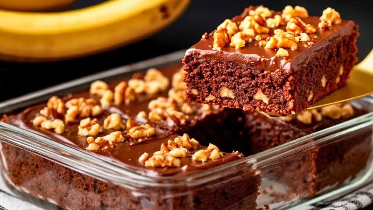 Zdravý jablkový koláč Brownie: Bez cukru a bez múky!