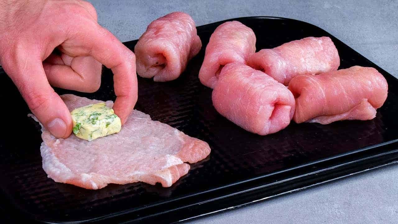 Robím ich každú NEDEĽU: Šťavnaté bravčové rolky s cesnakom – Výborný obed pre celú rodinu!