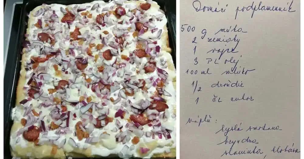 Domáci PODPLAMENÍK – najlepší recept: Upečte si ho doma, trvá to len 20 minút a chutí famózne!