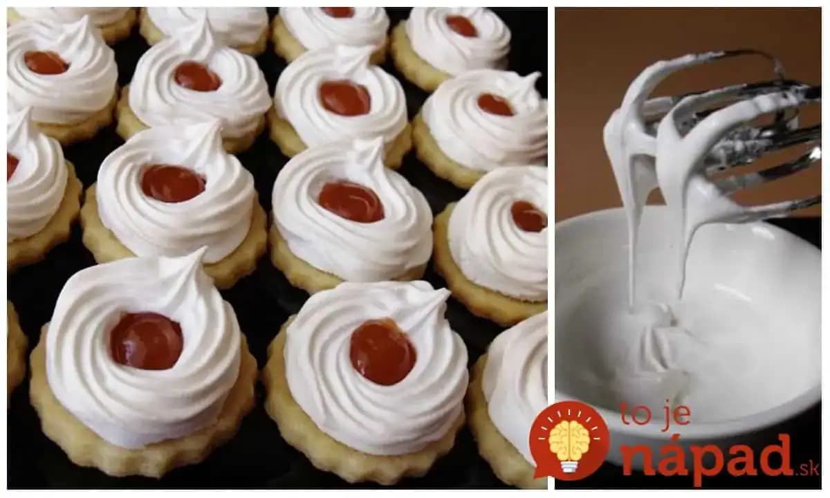 Snehové kolieska s tým najlepším bielkovým krémom: Je výborný aj do iných dezertov!
