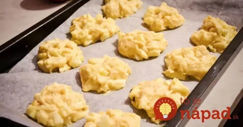 Zdravé jablkové sušienky bez múky a cukru: Sú úplne jednoduché a za 10 minút upečené –  milujú ich deti aj dospeláci!