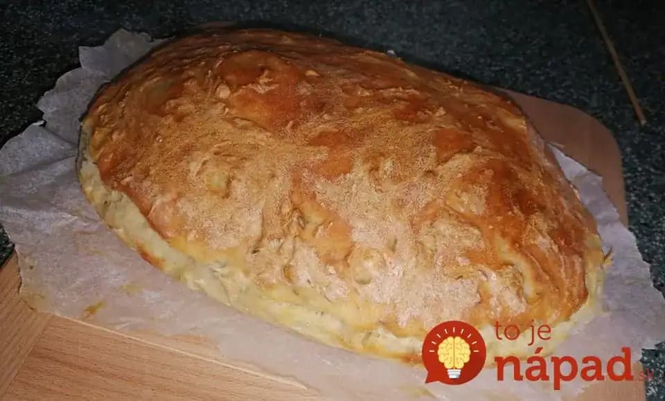 HOP ŠUP chlebík bez práce: Nekysne ani minútu, netreba ho miesiť a výsledok si zamiluje celá rodina!