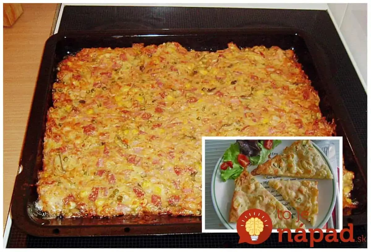 HRK-HRK pizza bez roboty: Deti ju doslova milujú, jedli by ju aj každý deň – jednoduchší recept neexistuje!