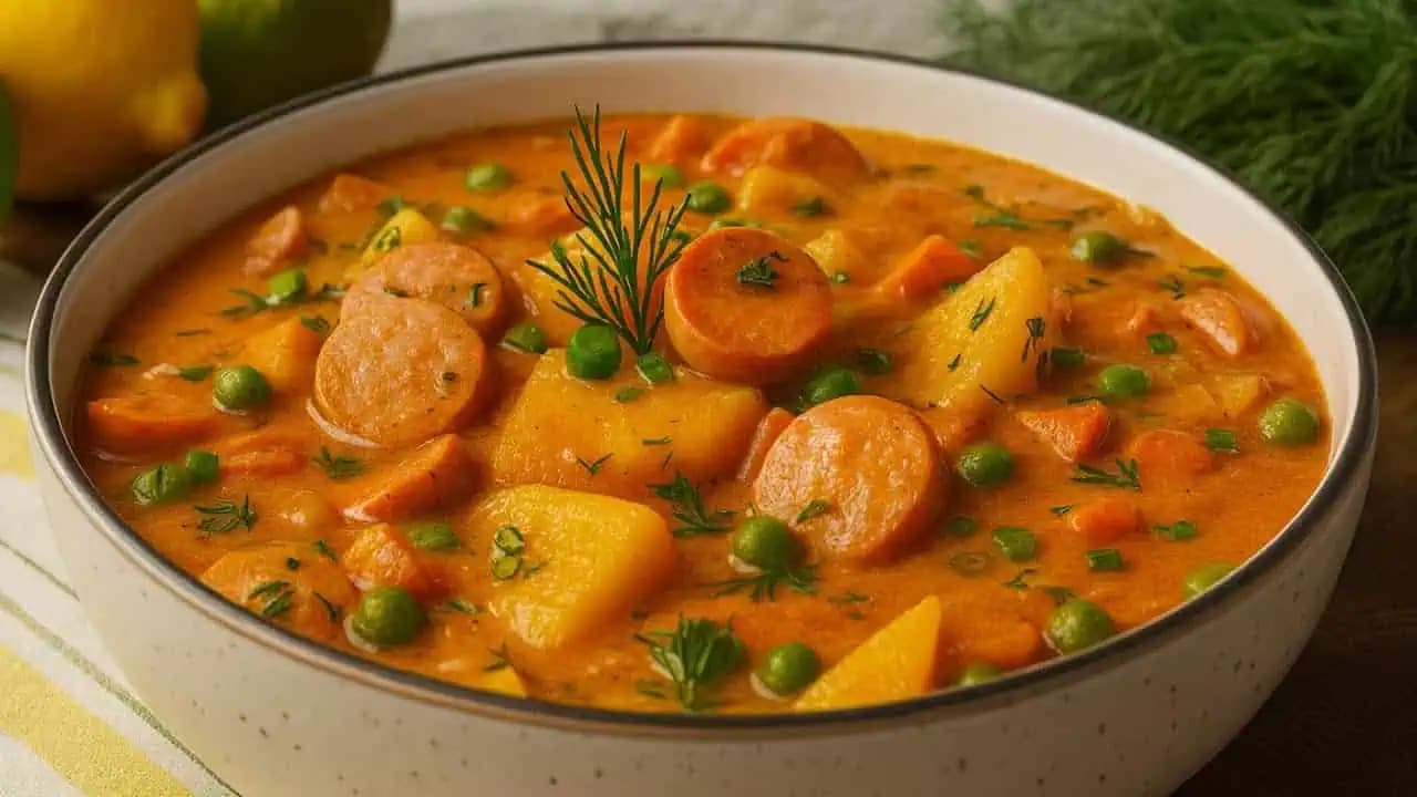 Výdatný zemiakový guláš: Lacný recept, ktorý zahreje a poriadne zasýti!