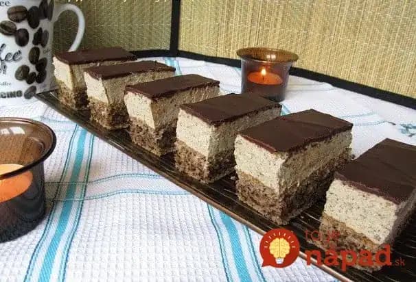 Božský orechovo-kávový zákusok: Je tak nevýslovne dobrý, že jeden kúsok nikdy nestačí!