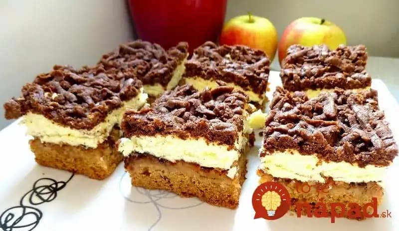 Vznešený jablkový koláč: 4 vrstvy a chuť taká úžasná, že prekoná aj drahé zákusky!