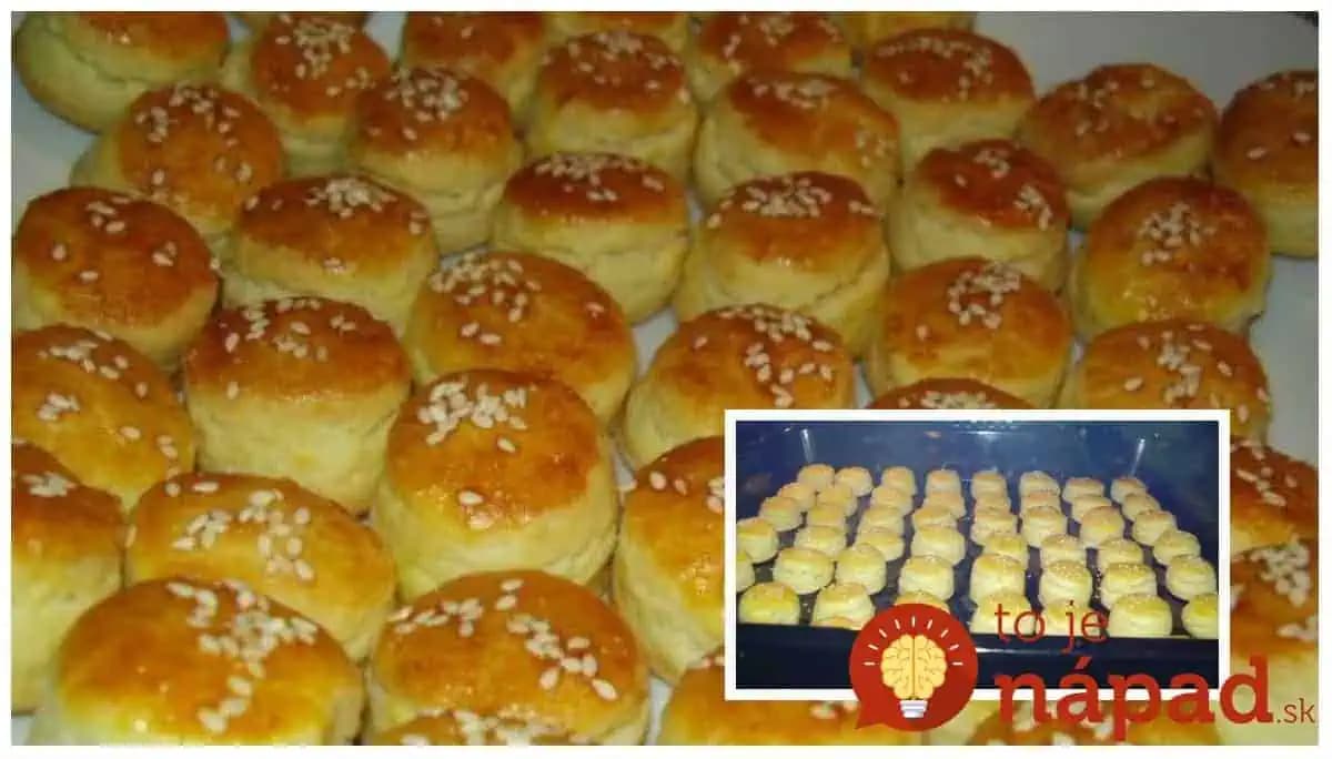 Mega chutné slané pagáčiky zo syrokrému: U nás idú na odbyt takou rýchlosťou, že nestíham piecť!