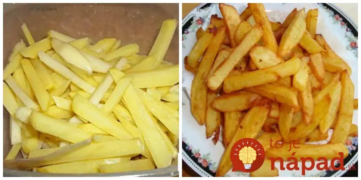 Finta odkukaná z TV ako pripraviť dokonalé hranolky bez vyprážania: Sú také chutné a chrumkavé, že mastná klasika z friťáka už u nás doma nikoho neláka!