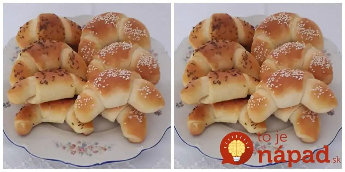 Rýchlorožky na večeru: Jemné, veľmi chutné a nečaká sa, kým vykysnú!