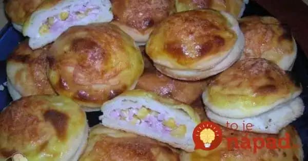 Mäkučké maslové bochníky plnené šunkou a syrom: Každý si myslel, že ide o obyčajné pagáče, toto je 100 x lepšie!