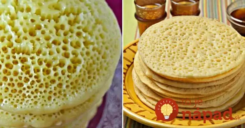 Marocké palacinky z penového cesta: 1000 a 1 bublinka na povrchu, jemné a vzdušné ako obláčik!