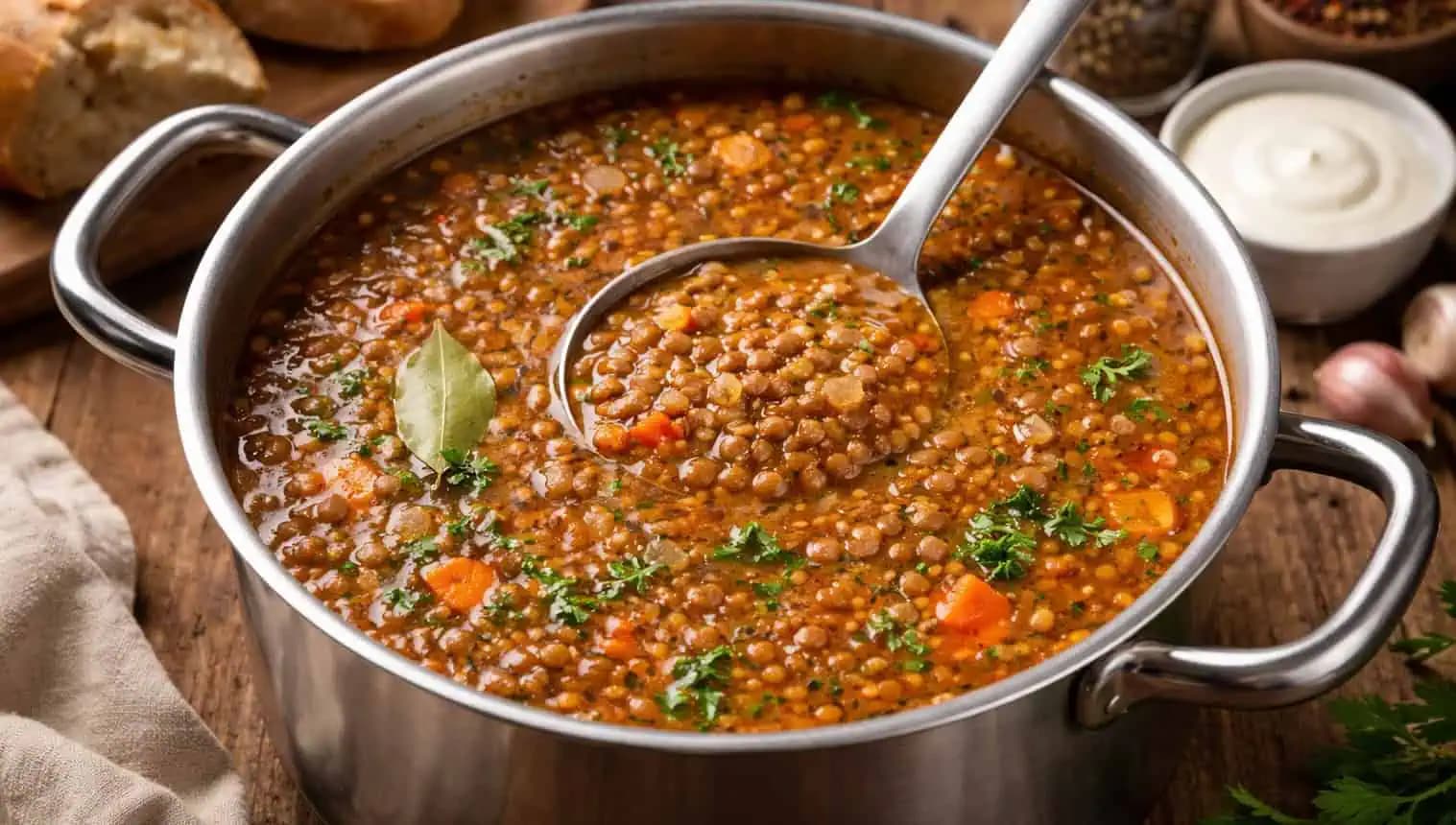 Absolútne perfektná šošovicová polievka: Kto ju ochutná, inú už nevarí!