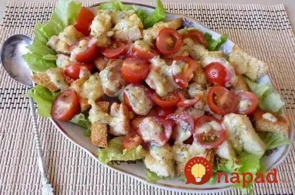 Domáci Cézar šalát s kuracím mäsom: Lepší vám nespravia ani v reštaurácii!