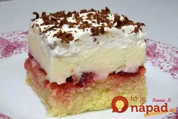 Luxusné ovocné rezy s kyslou smotanou: Robím ho vždy na dva plechy a nikdy neostane ani omrvinka!