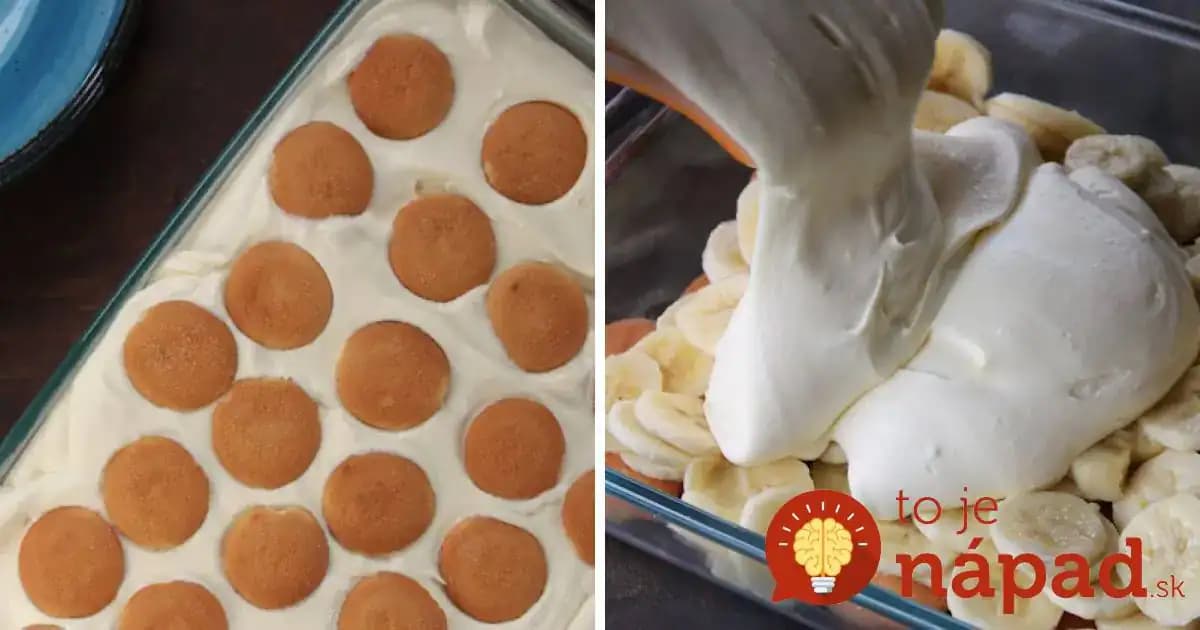 Nepečný banánovo-smotanový dezert: Musím sa podeliť o tento vynikajúci recept, zatieni aj krémeš!