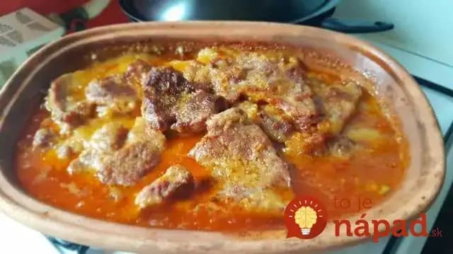 Obrátené rezne z Bešeňovej: Neprekonateľne chutné mäsko vo vynikajúcej cesnakovej omáčke!