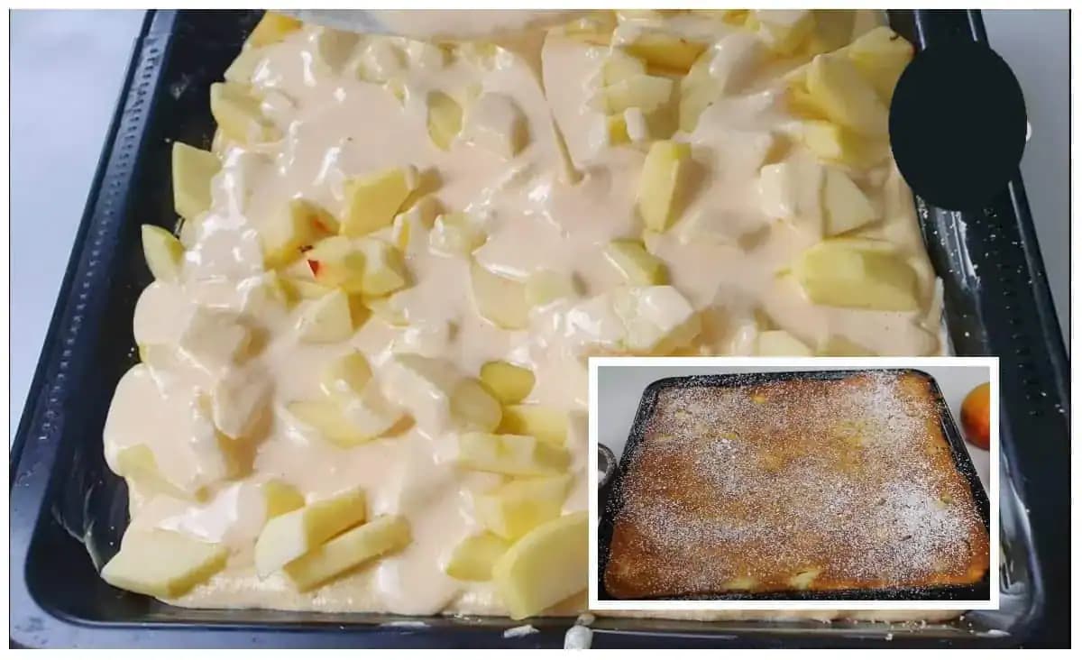 Úžasne jemný a lahodný jablkový koláč z 1 misky: Žiadna robota a výsledok fantastický!