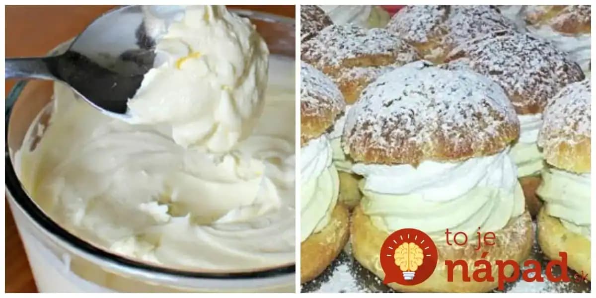 5- minútový krém „Univerzál“: Perfektný do veterníkov, zákuskov, tort aj sladkých pohárov!