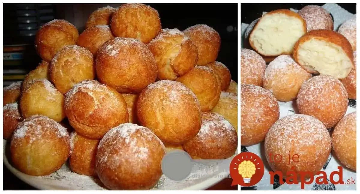 1 téglik kyslej smotany a 1 banán: Dokonalé „rýchlošišky“ jemné ako pierko, počas pečenia sa krásne nafúknu!