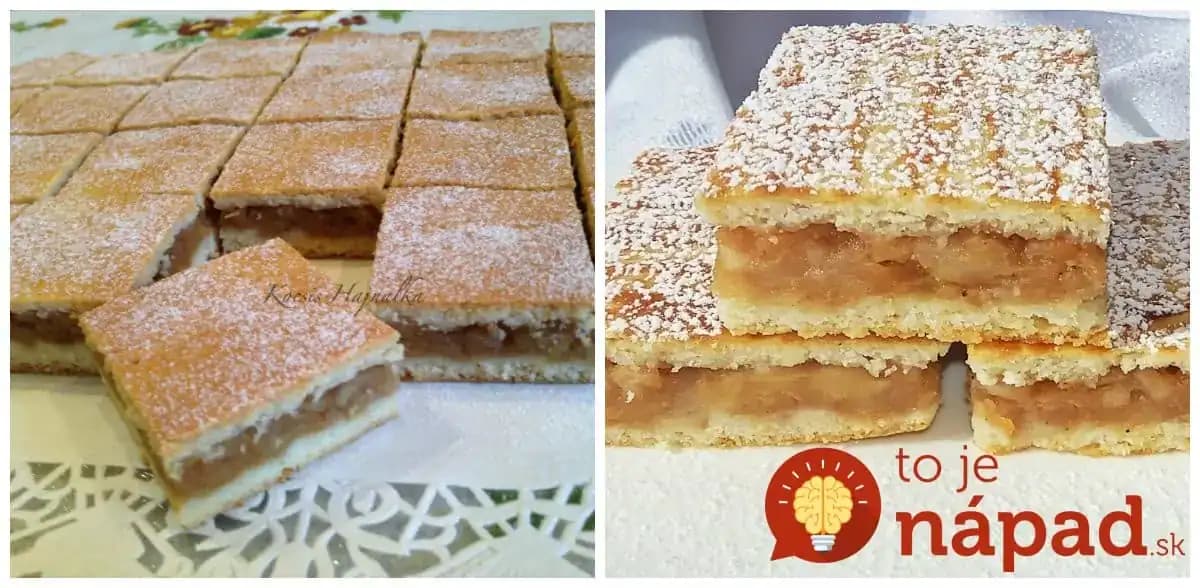 Cukrárske jablkové rezy: Geniálny koláč z PRVEJ REPUBLIKY, recept zdedený po babičke!