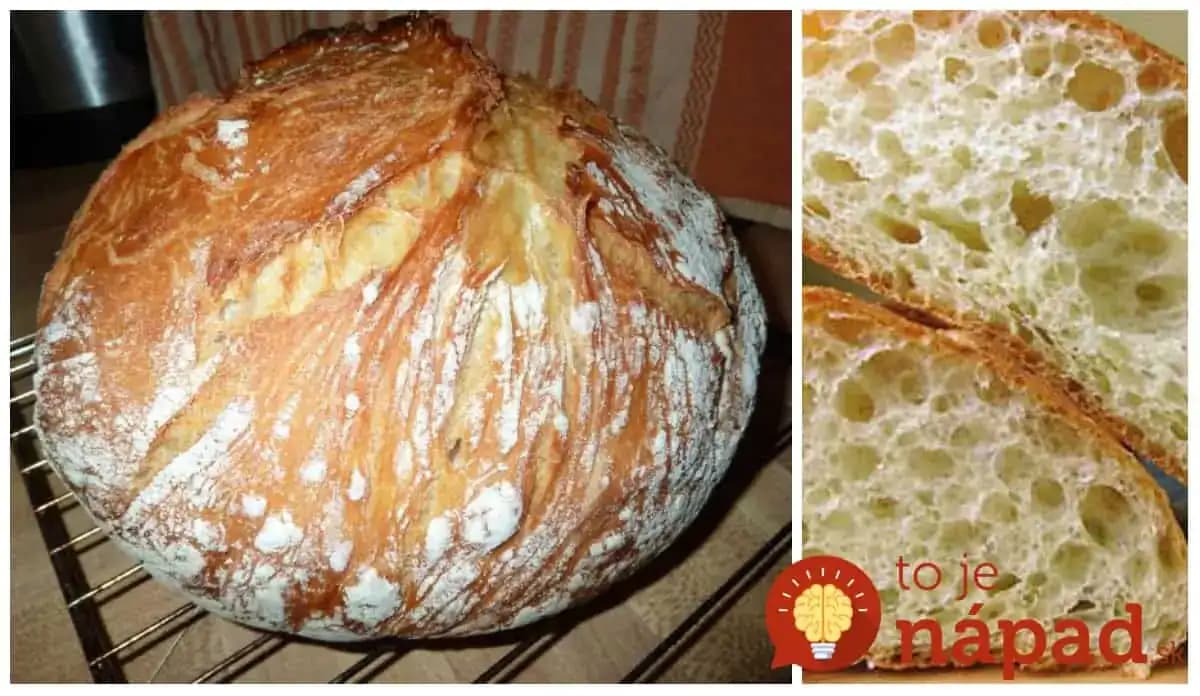 Lacný domáci chlebík bez váhy a odmerky: Ochutnáte ho raz a bude u vás doma rozvoniavať pravidelne!