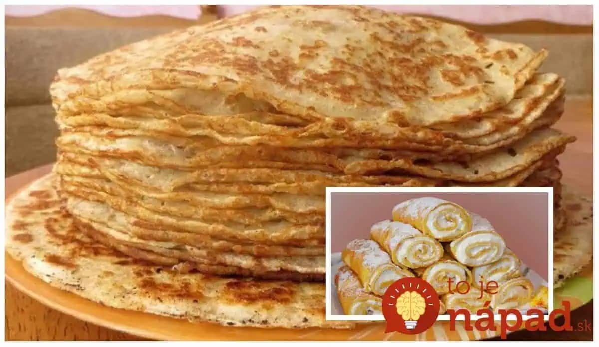 Výborný recept na palacinky z kyslej smotany, s tvarohovým krémom! Cesto je príjemne sladké a dobre sa s ním pracuje.