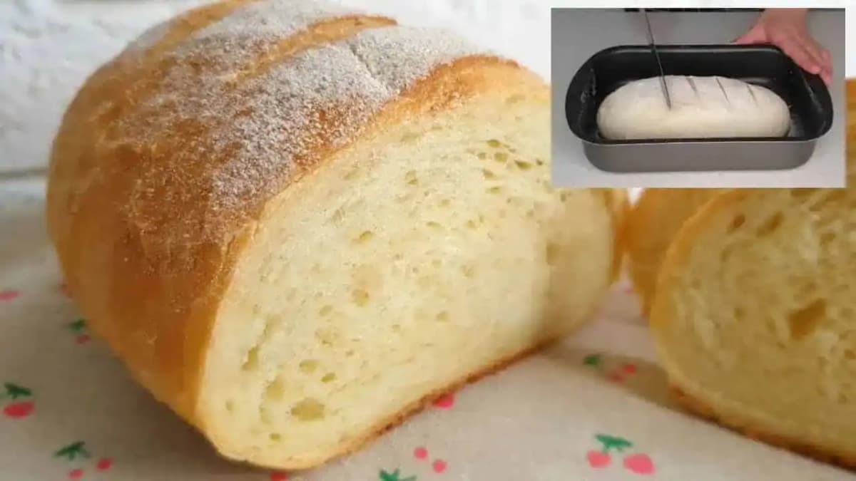 Dokonalý, rýchly domáci chlebík, ako dych: Raz ochutnáte a hneď zabudnete na kupovaný chlieb – budete jesť už len tento!