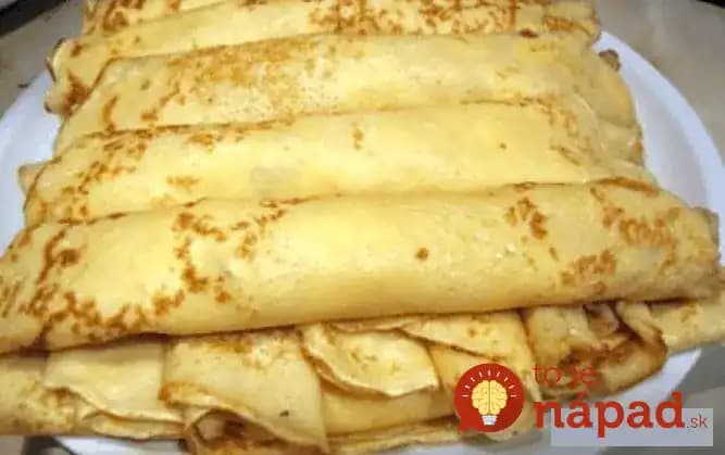 Hanácke palacinky z kyslej smotany: Neskutočne jemné a lahodné, jeden kúsok a iné už chcieť nebudete!