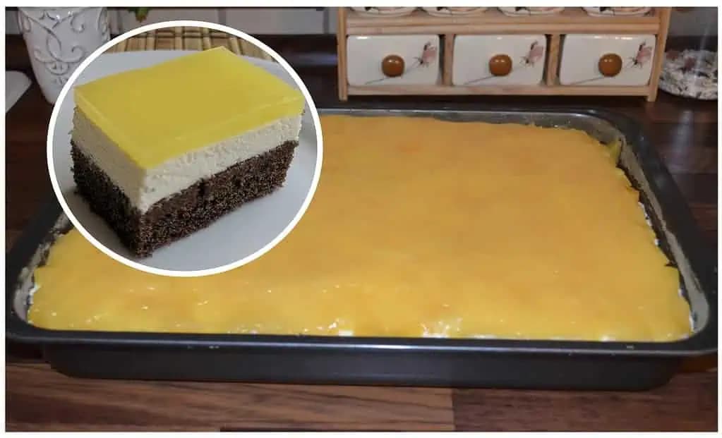 Legendárny ŠUMIENKOVÝ koláčik: Výborná piškóta s krémom a želatínou – šťavnatá, vynikajúca a príprava zaberie pár minút!