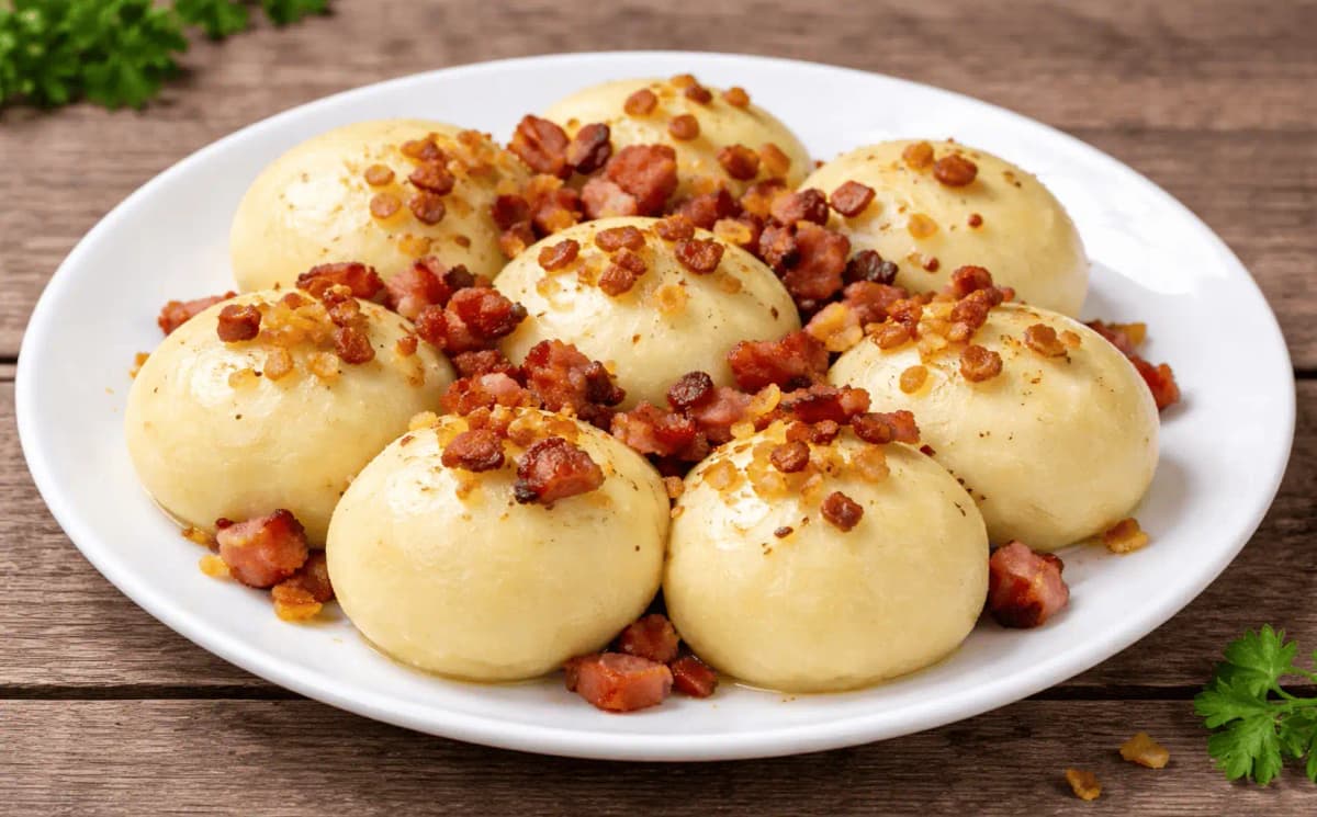 Iné knedle už ani nerobím: 10-minútové zemiakové knedle bez múky a vajec, chutia fantasticky!