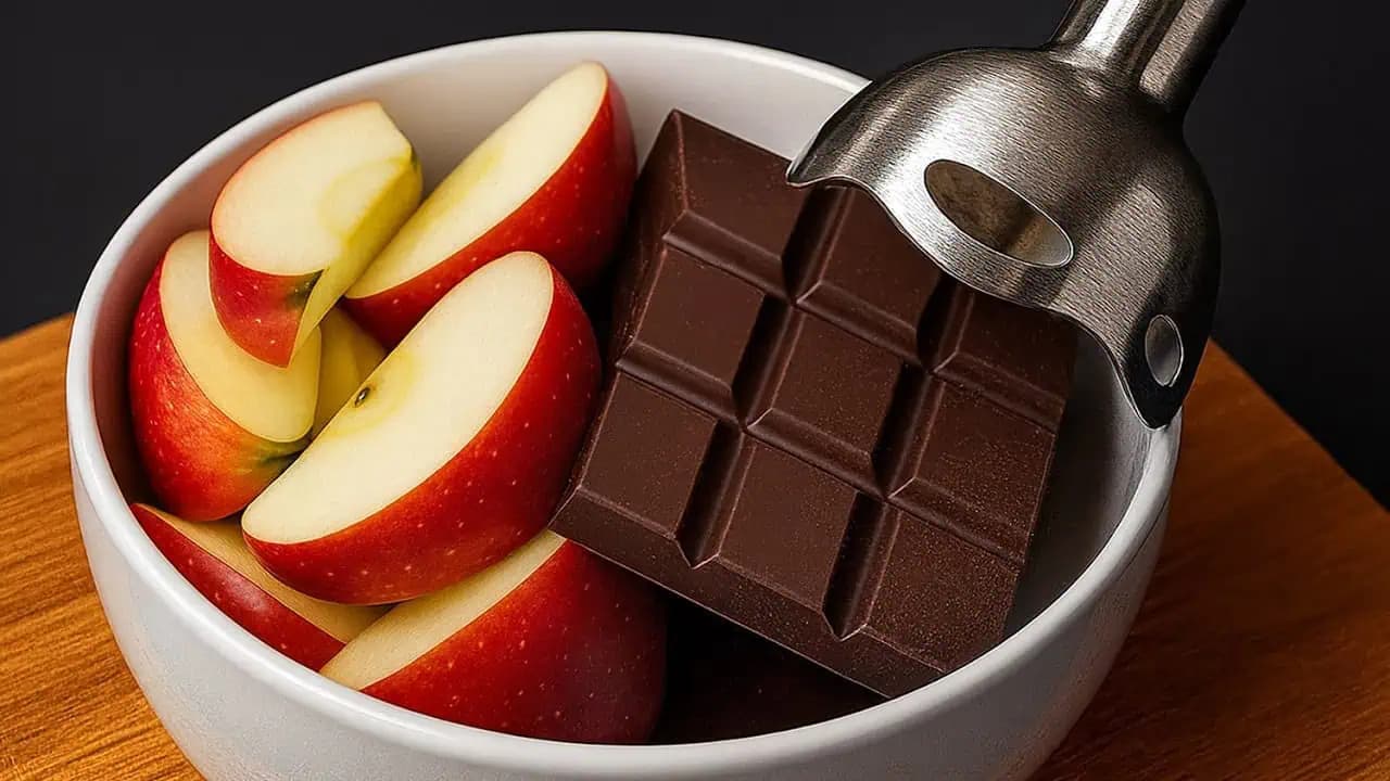 ROZMIXUJTE 2 jablká, čokoládu bez cukru a odložte do chladničky: Zázračná recept pre MOZOG, pamäť a lepšiu náladu!