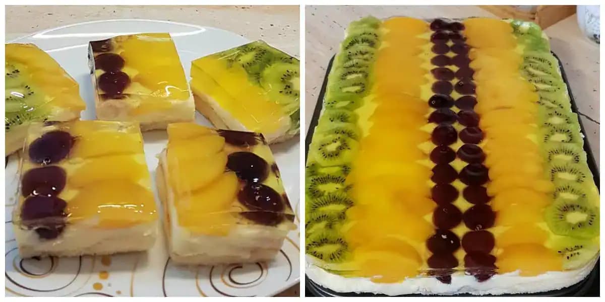 Úžasné ŽELÉ kocky z hrnčeka: Fantastický tvarohový koláč s ovocím, deti ho doslova milujú!