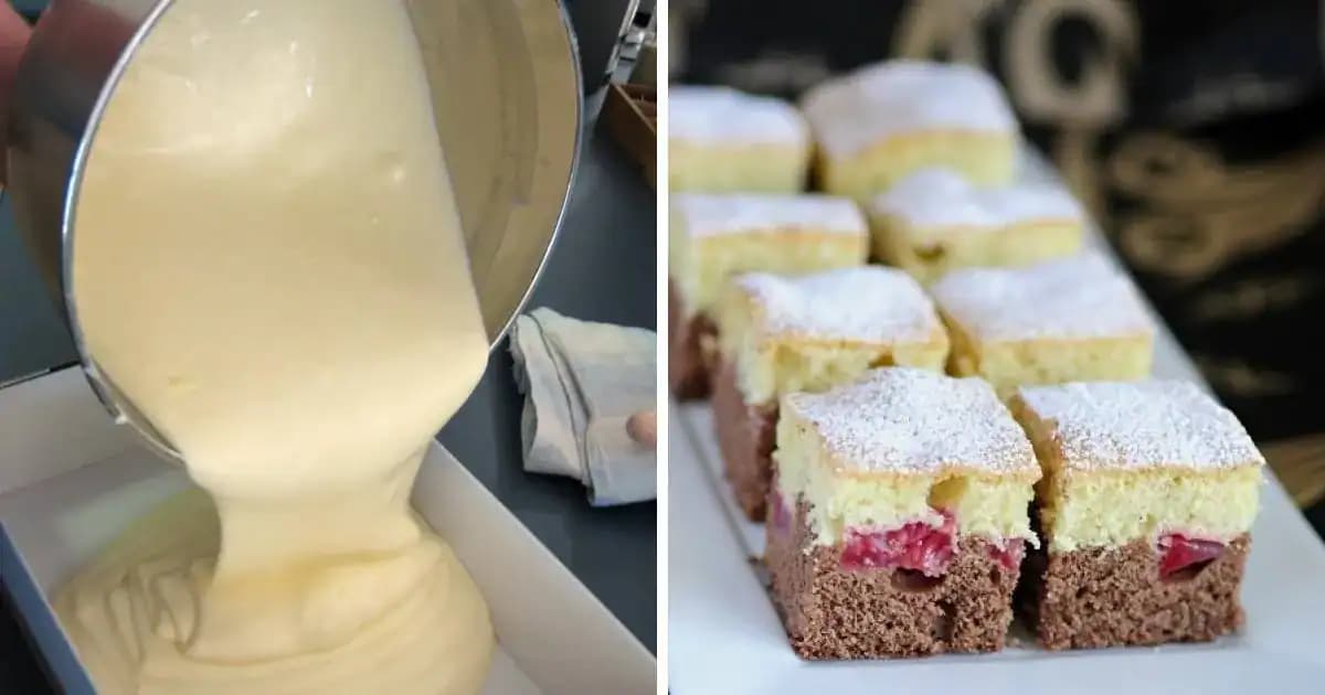 Koláč, ktorý zatieni aj drahé a zložité zákusky: Vyskúšajte šľahačkovú bublaninu dvoch farieb!