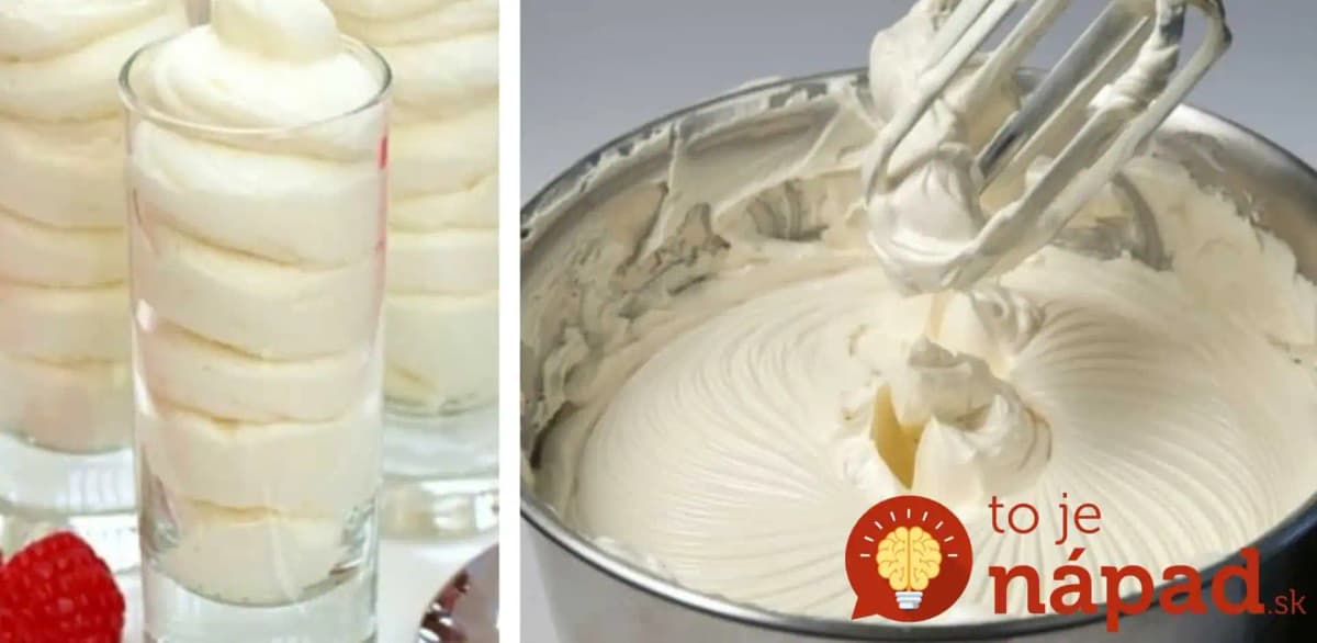 Bez debaty, toto je najlepší krém z tvarohu: Na leto ideálny – do tort, zákuskov aj sladkých pohárov!