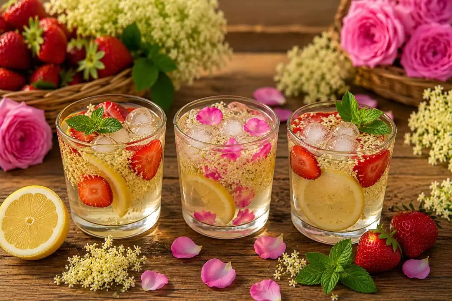 LIMONÁDA z jahôd, bazového kvetu a lupeňov ruží – zdravá a nesmierne chutná: TU je recept a mal by ho skúsiť každý, kto je chorľavý a bez energie!