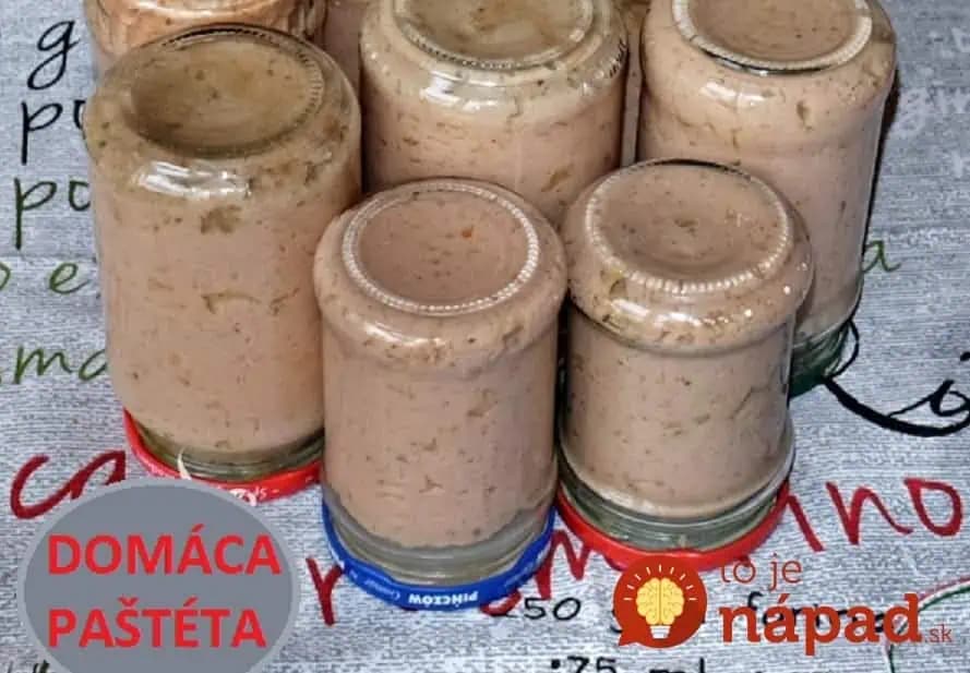 Špičková domáca paštéta na cesty, alebo rýchlu večeru: Vyskúšajte a na paštéty z obchodu v momente zabudnete!