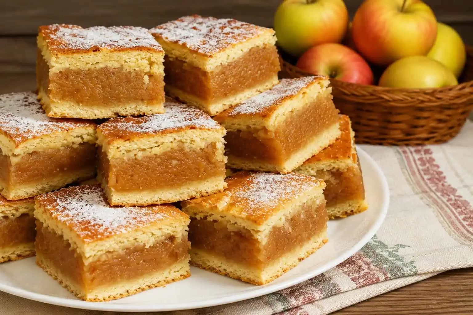 Mäkký jablkový koláč s pudingom: Krehké cesto a šťavnatá plnka, ktorá nikdy nerozmočí cesto