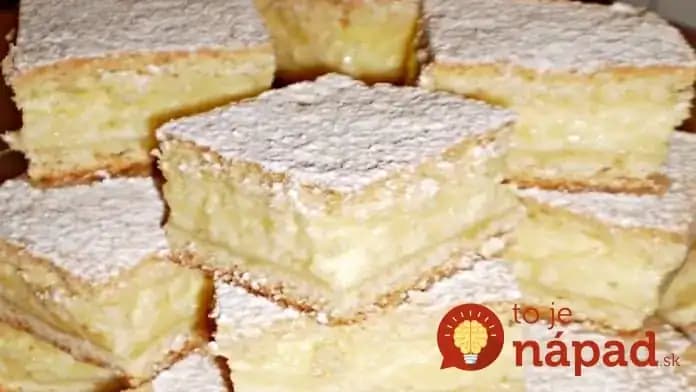 Falošný tvarohový koláčik, úžasne jemný: Tá náplň chutí naozaj ako tvaroh, ale netrotrebujete ani jediný gram!