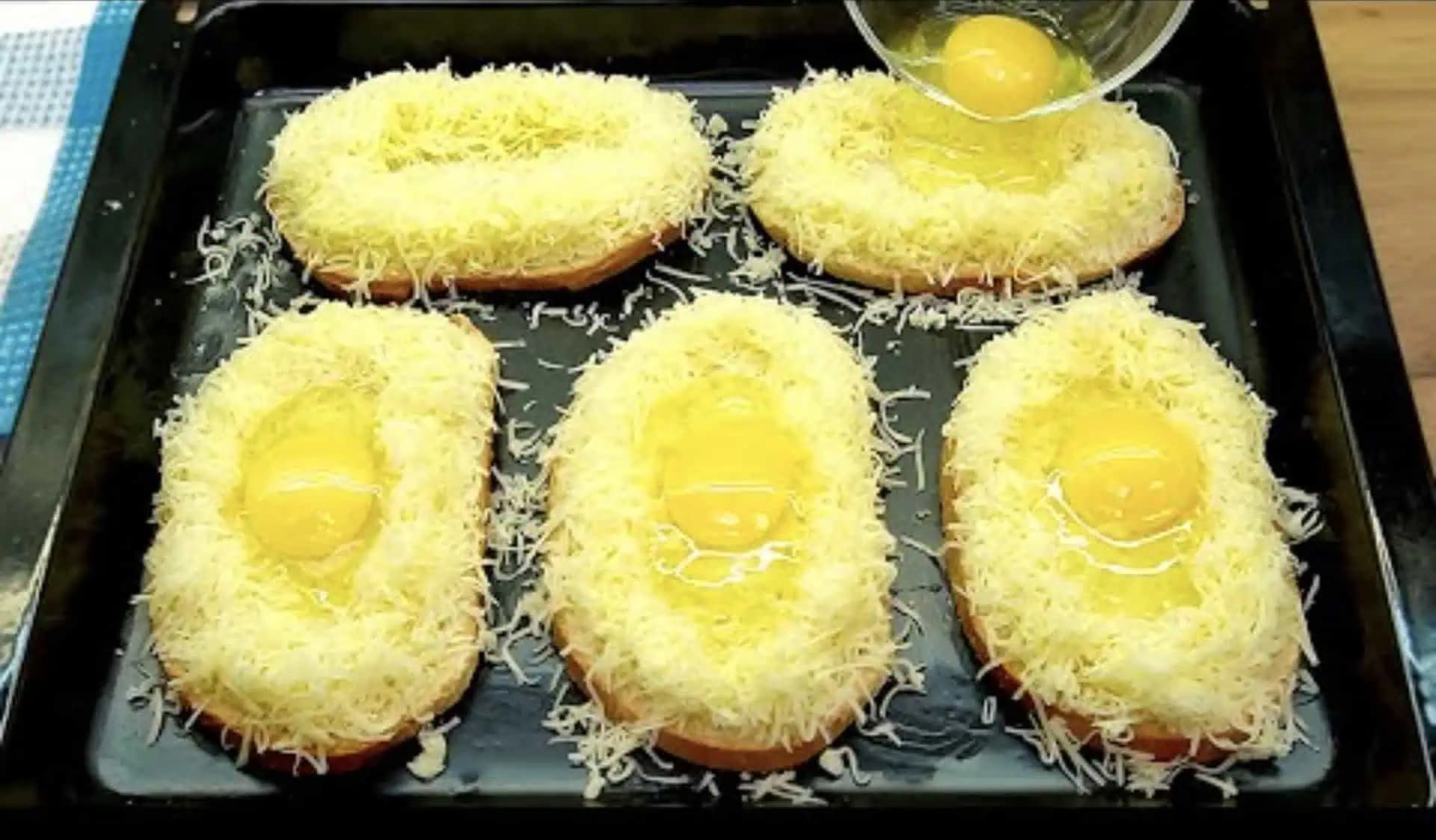 Za 10 minút mám hotové jedlo pre 5 OSÔB: Stačí vám len starší chlebík, syr a vajíčka – lacná a výborná večera!