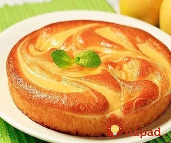 Ľahký tvarohovo – krupicový koláčik